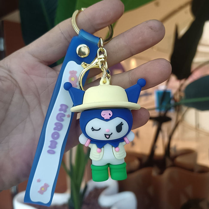 Wholesale Silicone Cartoon Doll Keychain JDC-KC-YiChang010