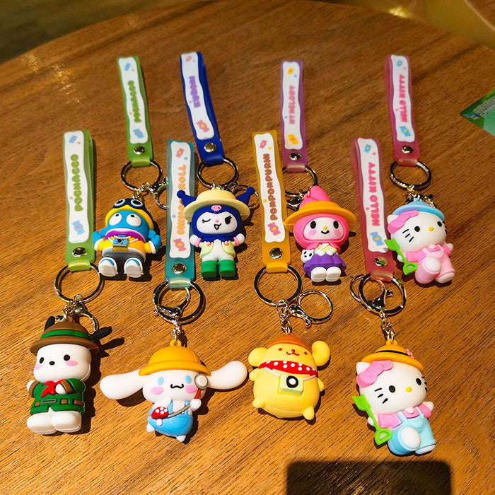 Wholesale Cartoon Doll Silicone Keychain JDC-KC-Tingm221