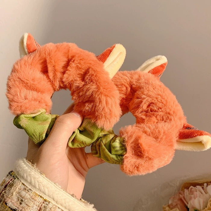 Wholesale Plush Hair Rope Rubber Hair Scrunchies