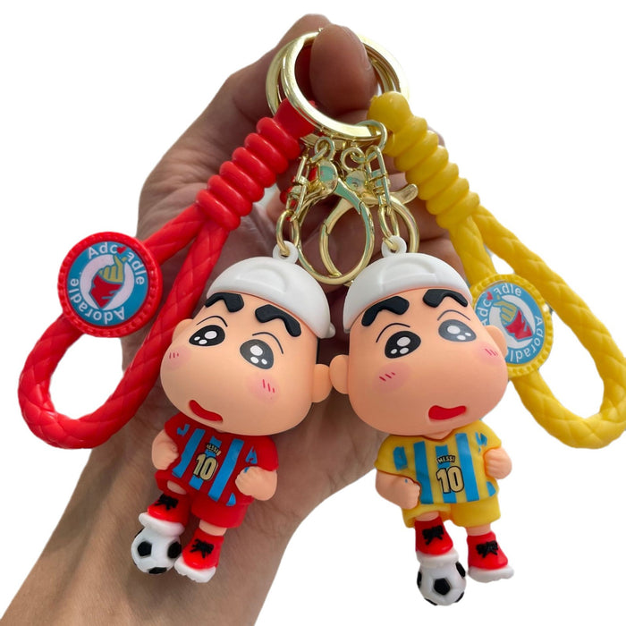 Wholesale Cartoon keychain, three-dimensional figurine pendant, car keychain, small gift wholesale