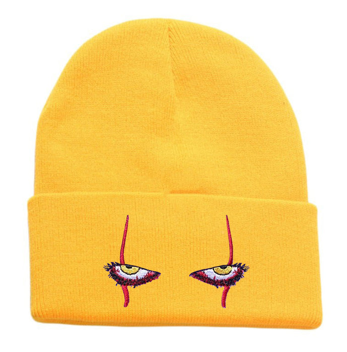 Wholesale Eye Embroidery Knitted Beanie JDC-FH-Shengn014