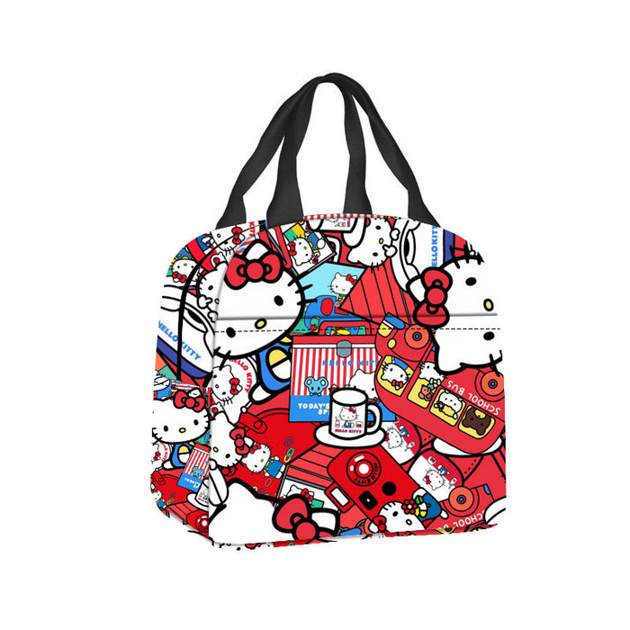 Wholesale Portable lunch bag cute cartoon lunch bag insulated lunch box bag with rice bag