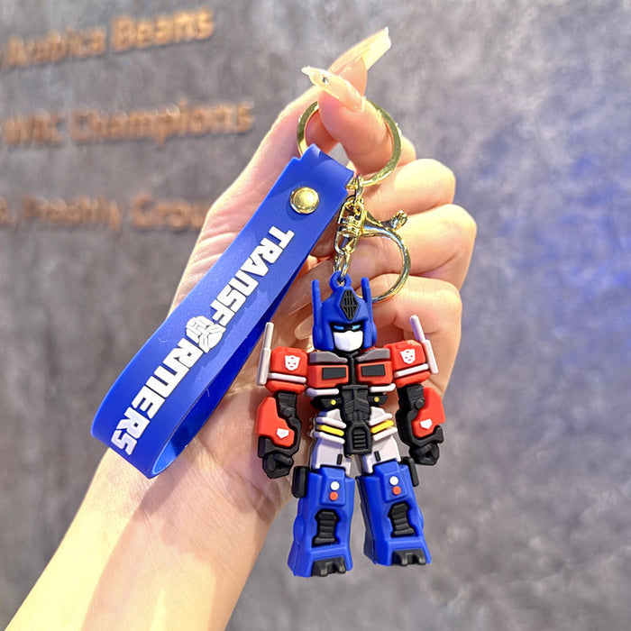 Wholesale Cartoon Robot Keychain Trendy Car Key Accessory Bag Charm MOQ≥2