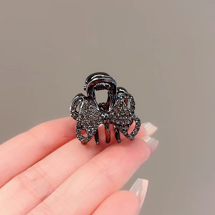 Wholesale   rhinestone bow clip small size shark clip bangs clip  half clip hairpin headdress