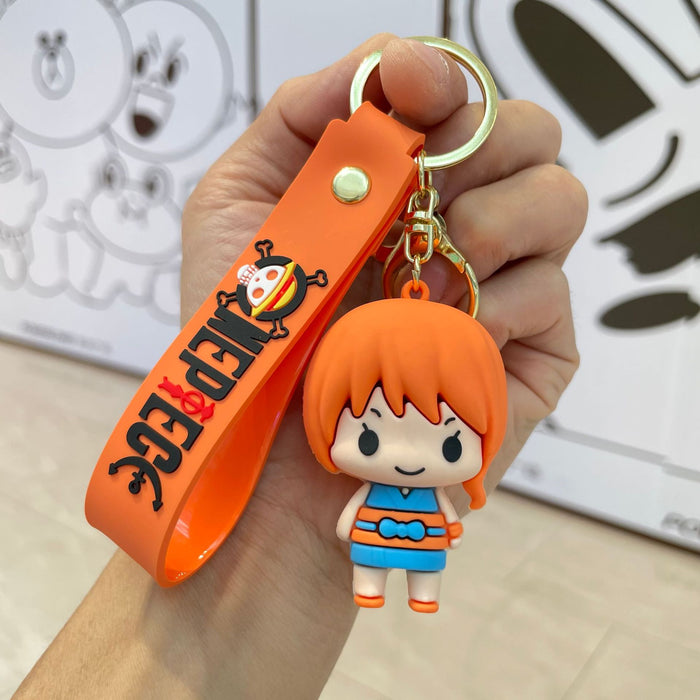 Wholesale Anime keychain, backpack pendant, cartoon doll, car keychain accessory store, doll machine, small gift