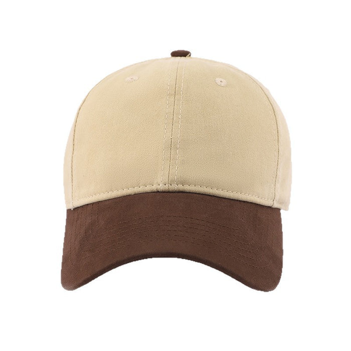Wholesale Color blocked versatile hat, duckbill cap, soft top, sunshade and sun protection baseball cap