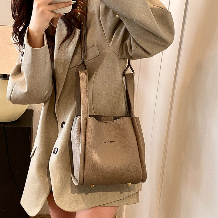 Wholesale Pattern Bucket Bag Shoulder Bag Two-Piece Handbag