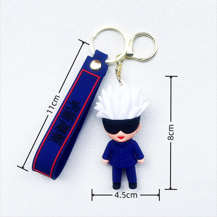 Wholesale PVC Cartoon Doll Keychain JDC-KC-WuYi020