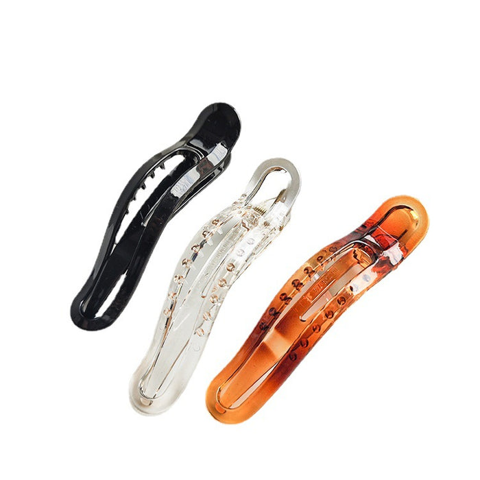 Wholesale Large size hair with duckbill clip, simple lazy face wash, ponytail, straight clip