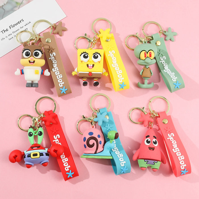 Wholesale Halloween Cartoon Silicone Doll Keychain JDC-KC-QiChao054