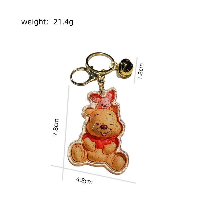 Wholesale 5 PCS Creative Cartoon Acrylic Keychains for Men and Women