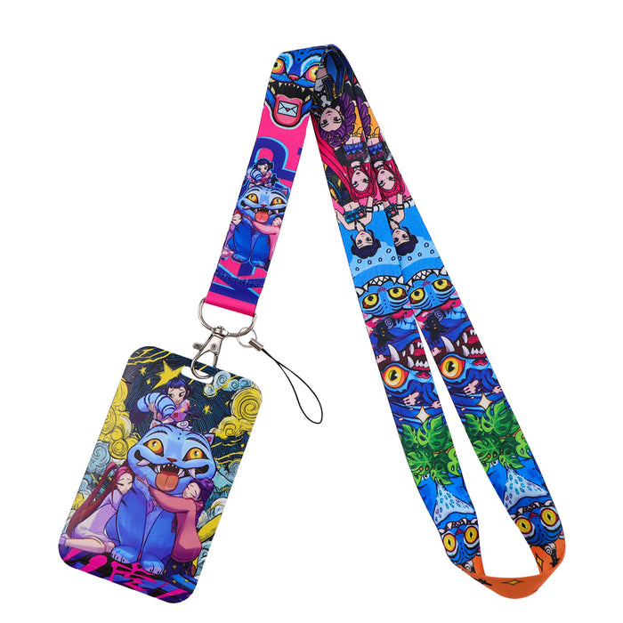 Wholesale Kpop Team Mobile Phone Lanyard Keychain and Card Holder