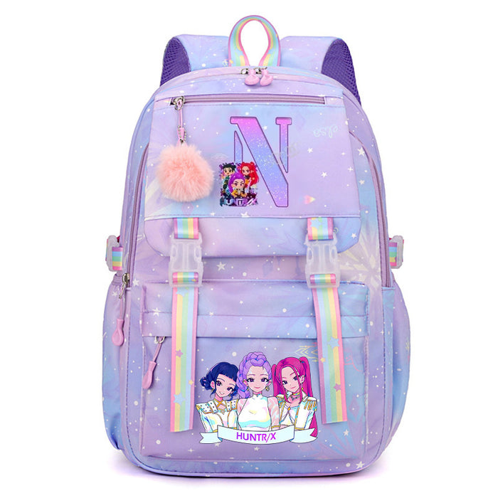 Wholesale KPop letter print large capacity backpack