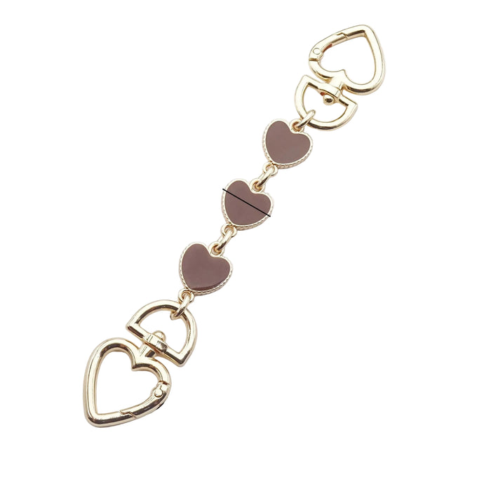 Wholesale Heart-shaped chain accessory bag strap Keychains
