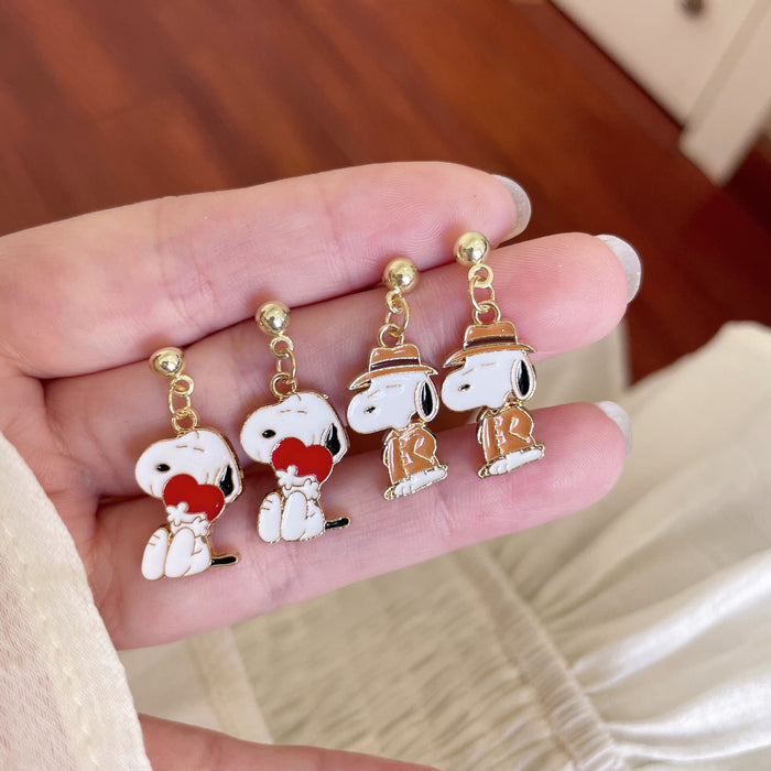 Wholesale Cute cartoon puppy earrings