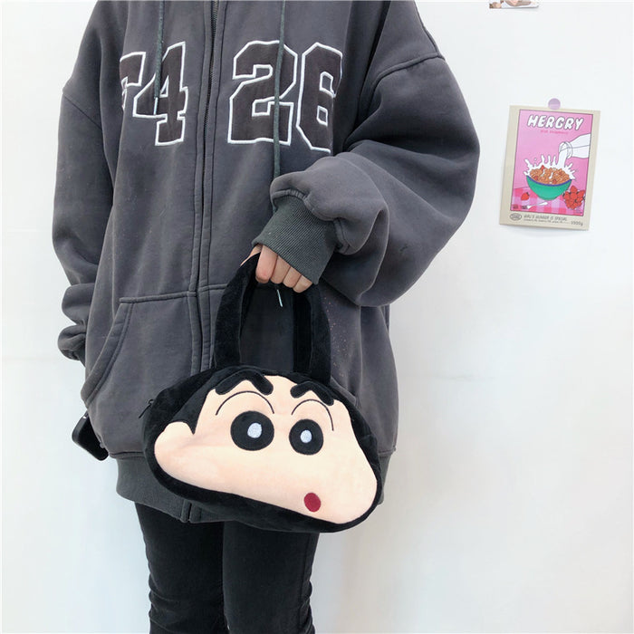 Wholesale Sweet Cartoon Mini Casual Versatile Single Shoulder Bag Unique Soft Plush Handbag Ladies Tote Bag