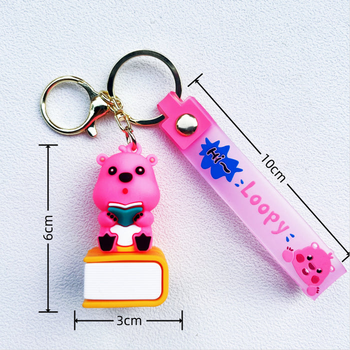 Wholesale PVC Cartoon Doll Keychain JDC-KC-WuYi041