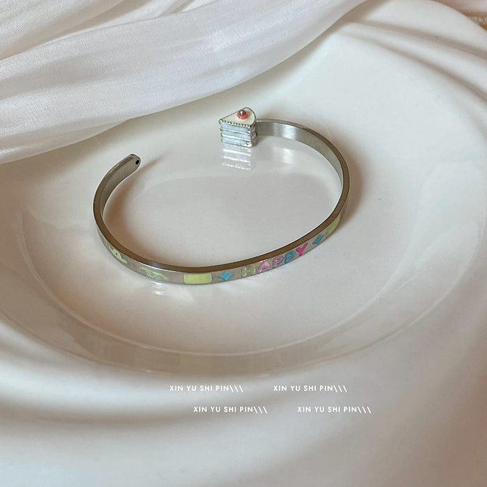 Wholesale Adjustable Cartoon Bear Graffiti Bracelet Bracelet Bracelet Hand Accessories New Style