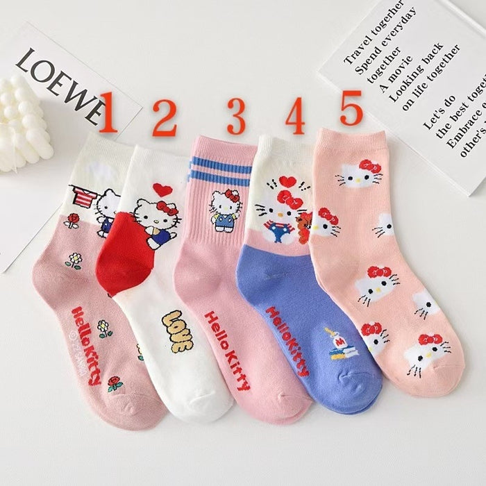 Wholesale Cartoon Mid-tube Cute Rabbit  Socks