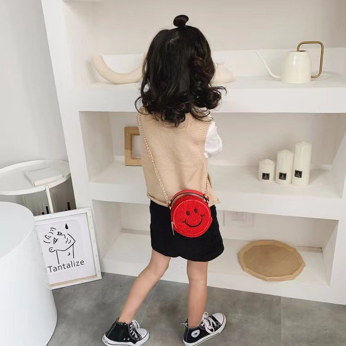 Wholesale Children's bag crossbody bag fashionable plush chain shoulder