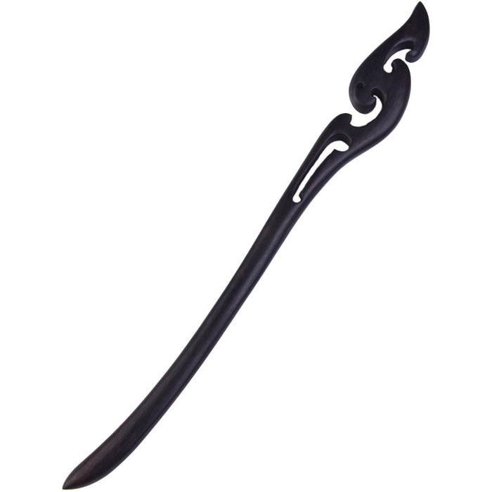 Wholesale Black Wooden Hairpin Back Head Hair Simple Retro Hairpin Headwear