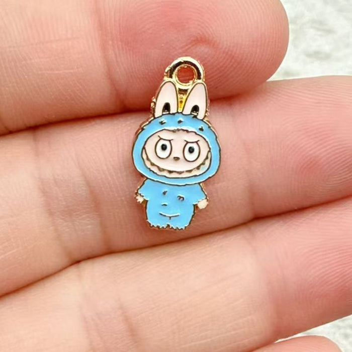 Wholesale 10pcs Alloy Oil Drip DIY Earrings,  Keychains,  Necklaces Pendant