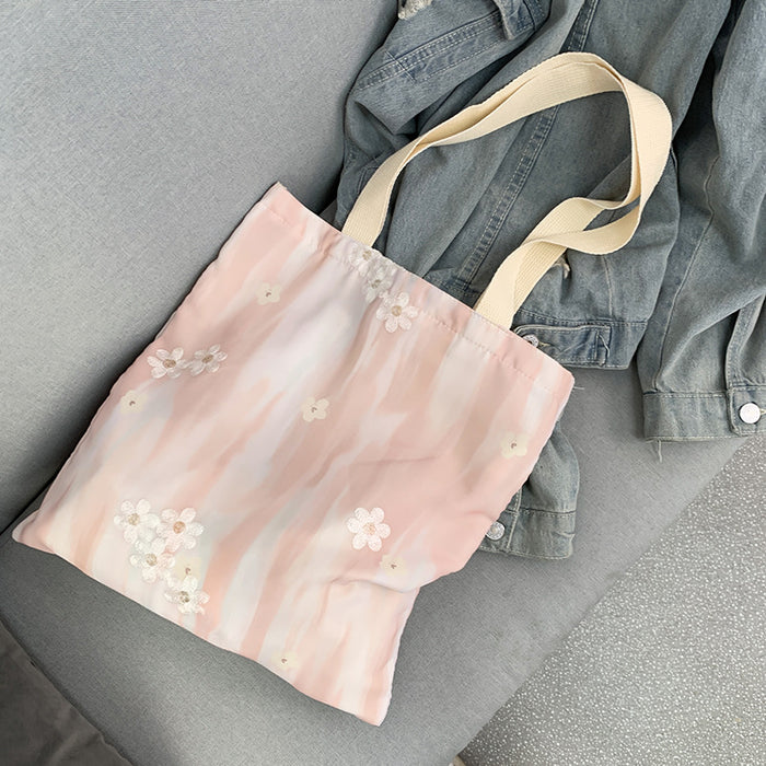 Wholesale Artistic ink painting canvas bag shoulder bag handbag vest bag