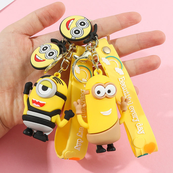 Wholesale Cartoon Silicone Doll Keychain JDC-KC-QiChao043