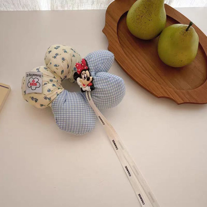 Wholesale Blue spliced headband, three-dimensional hair accessory