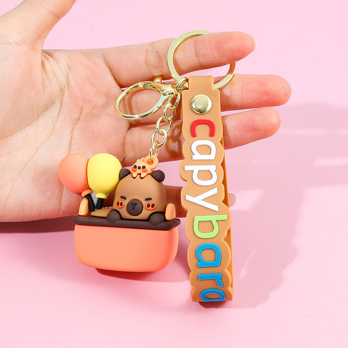 Wholesale  Capybara Small Pendant Doll Keychain