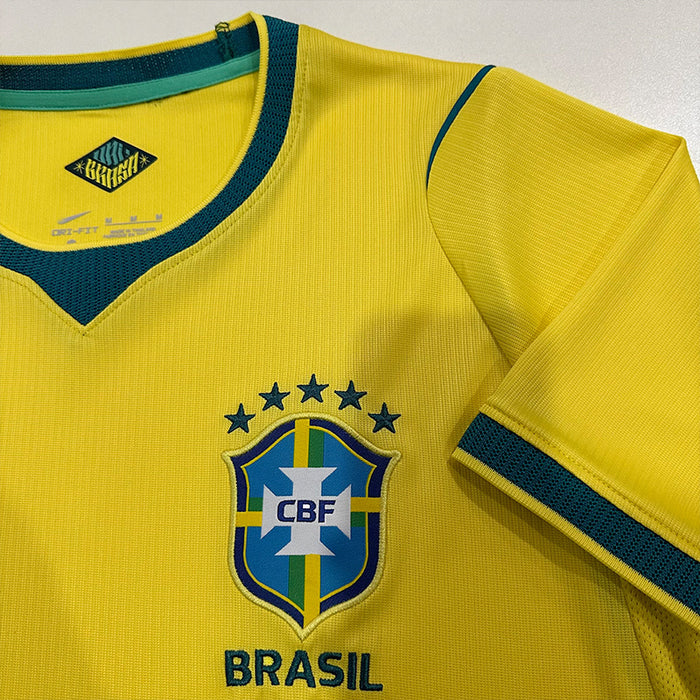 Wholesale World Cup Polyester Brazil Soccer Team Short Sleeve T-Shirt for Men Summer Casual