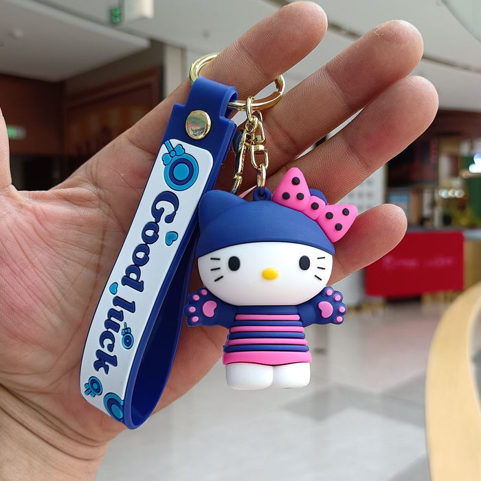 Wholesale Cartoon Silicone Doll Keychain JDC-KC-KuangK037