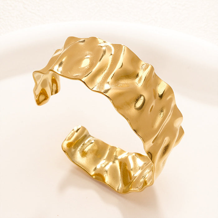 Wholesale Stainless steel adjustable bracelet wide version fashionable bracelet