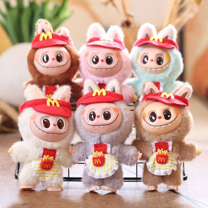 Wholesale Cute Vinyl French Fries Plush Toy Doll Bag Pendant Keychain Doll
