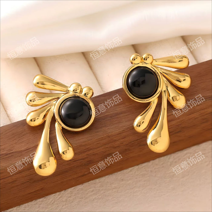 Wholesale Fashionable new style butterfly knot earrings with versatile temperament and high-quality pearl earrings
