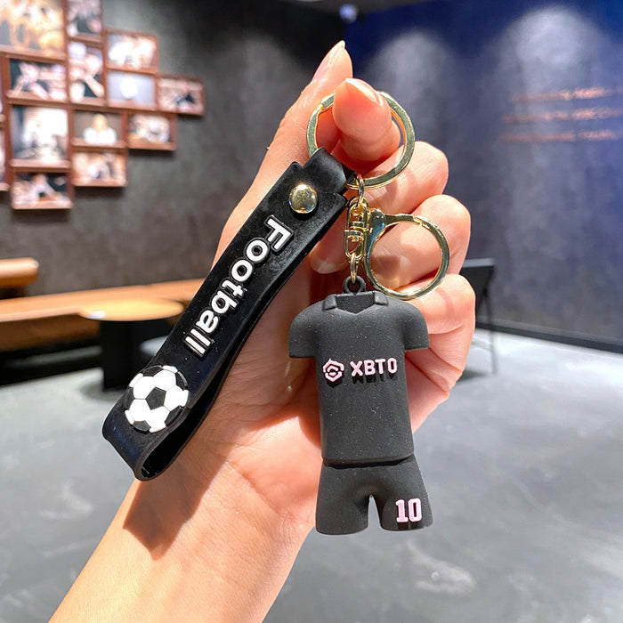 Wholesale World Cup star keychain doll pendant bag car key chain