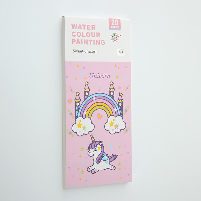 Wholesale 3-6 year-old children's watercolor graffiti painting book creative painting puzzle childhood baby coloring painting coloring book