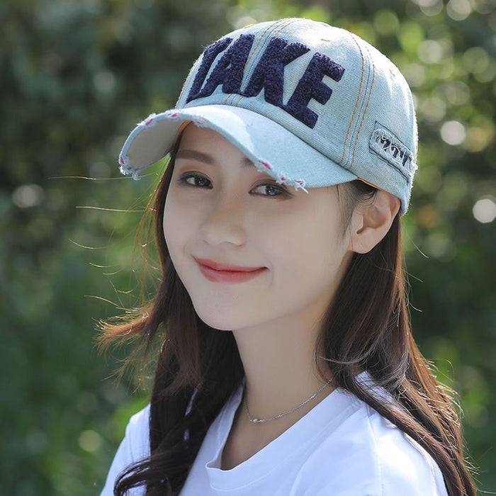 Wholesale Cowboy hat, fashionable and versatile, street sunshade hat, baseball hat, sun protection duckbill hat