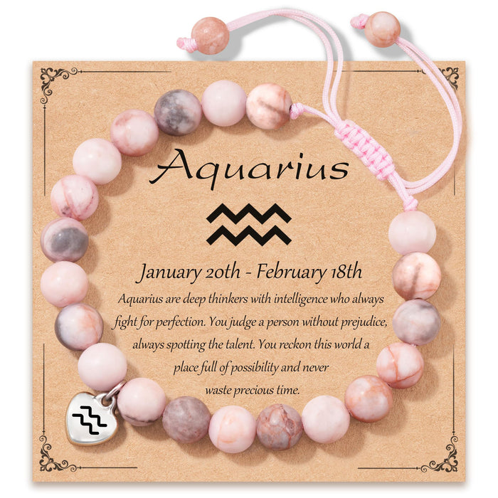 Wholesale Hand woven adjustable heart-shaped engraved pendant bracelet