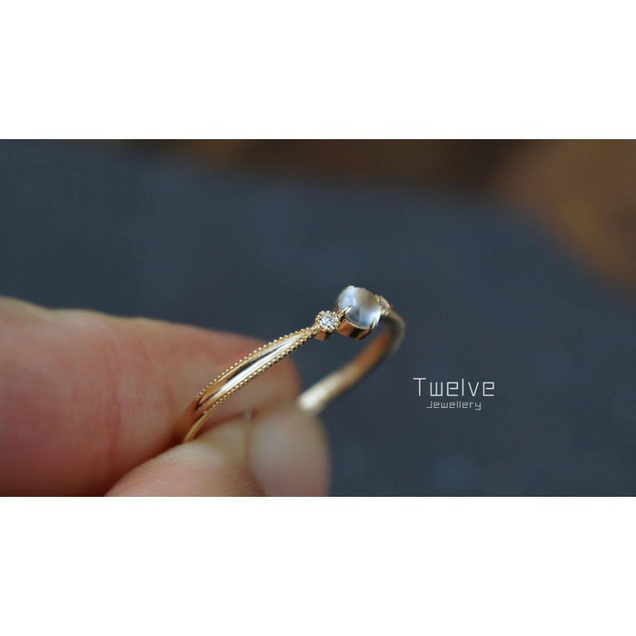 Wholesale Inlaid ring, light luxury temperament, simple and versatile accessory, niche design