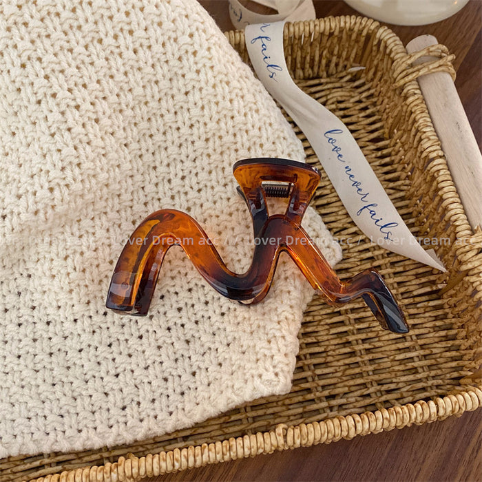 Wholesale Maillard geometric line shark clip hairpin  grip plate hairpin  Hair Accessories