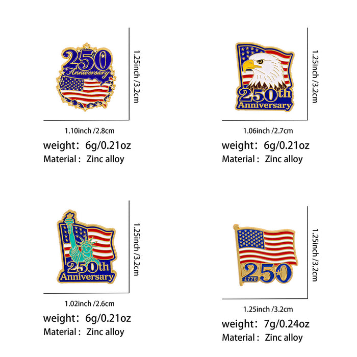 Wholesale Commemorative metal backpacks,  clothing accessories,  painted finish letter alloy brooches