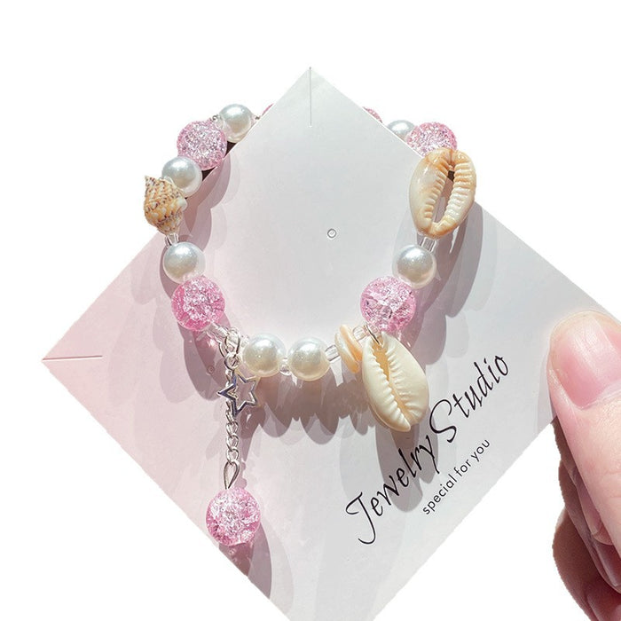 Wholesale Summer Shell Beaded Bracelet Trendy Jewelry Accessory MOQ≥3