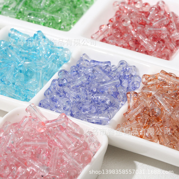 Wholesale 50pcs Bamboo Joint Glass Loose Beads 6mm