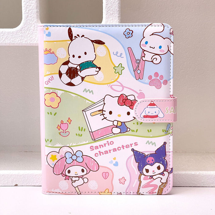 Wholesale Cartoon Cat Family A5 Loose-Leaf Notebook PU Cover Full-Color Diary Journal