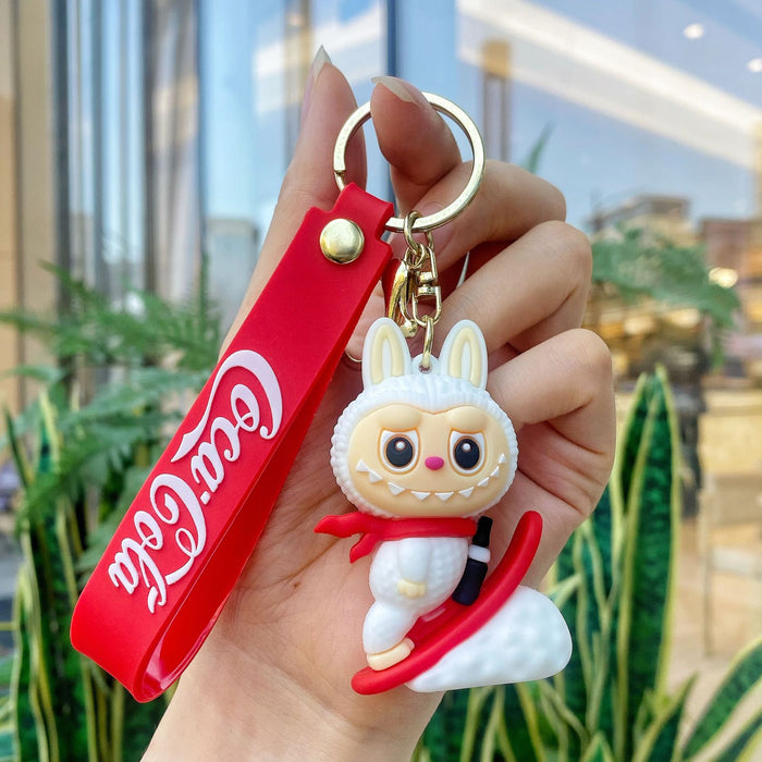 Wholesale Doll-themed surfing keychains
