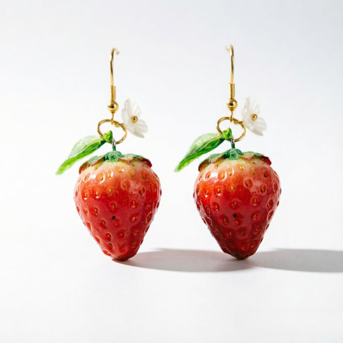 Wholesale Purple Grape Resin Earrings Trendy Fashion Accessory