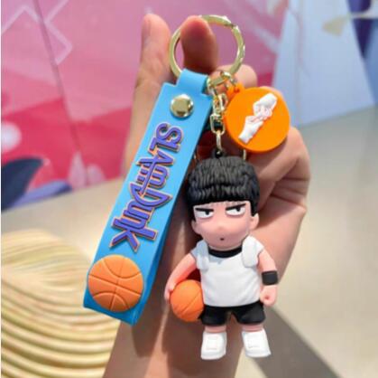Wholesale Cartoon Doll Silicone Keychain JDC-KC-HongSheng009