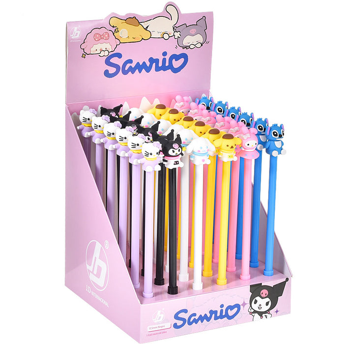 Wholesale Random Cartoon gel pen cute student supplies stationery black carbon pen