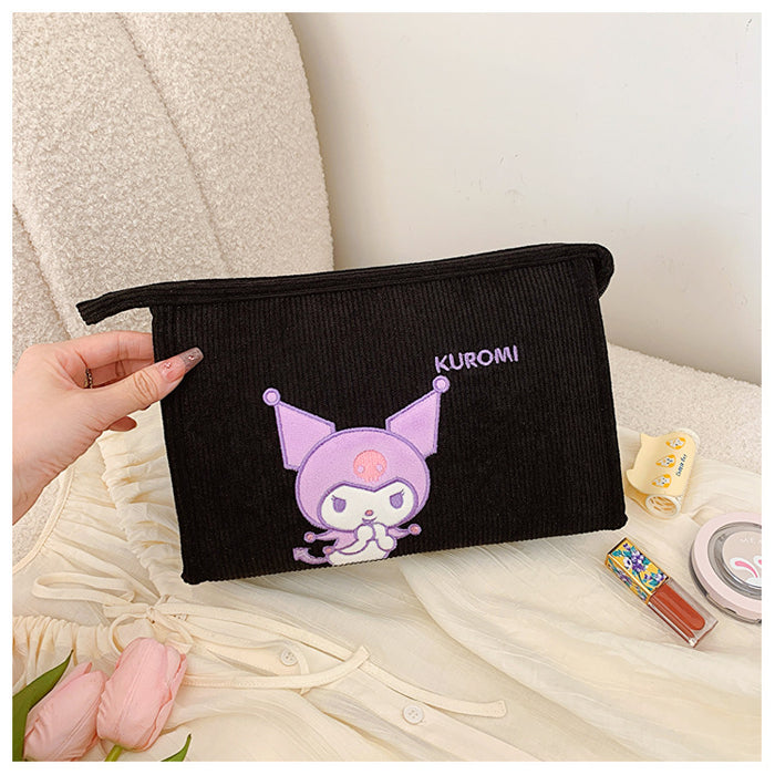 Wholesale Corduroy Cartoon Handy Cosmetic bag JDC-CB-Lihong001